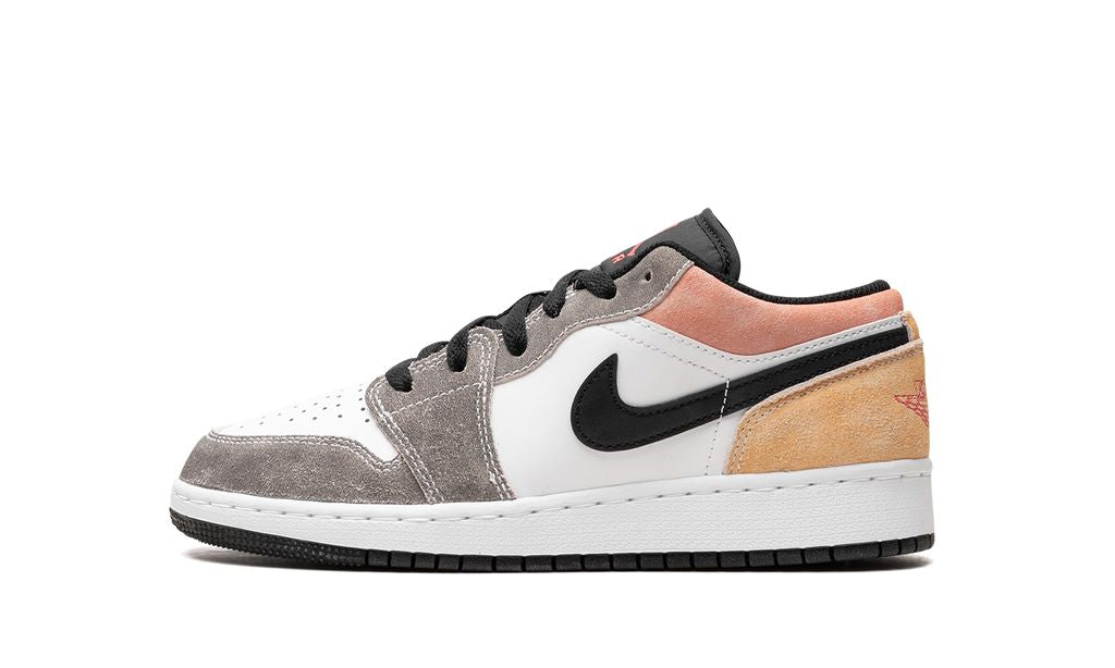 Jordan 1 Low Black Grey Pink