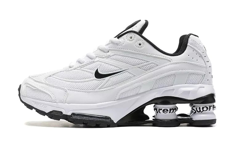 Nike Shox R2 x Supreme "White Black"