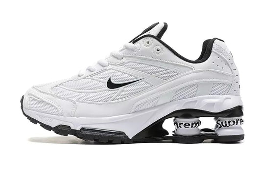 Nike Shox R2 x Supreme "White Black"