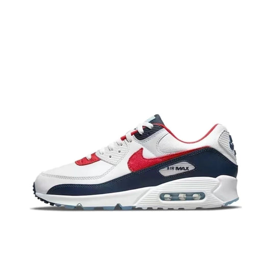 Air Max 90 'White, Red and Blue'