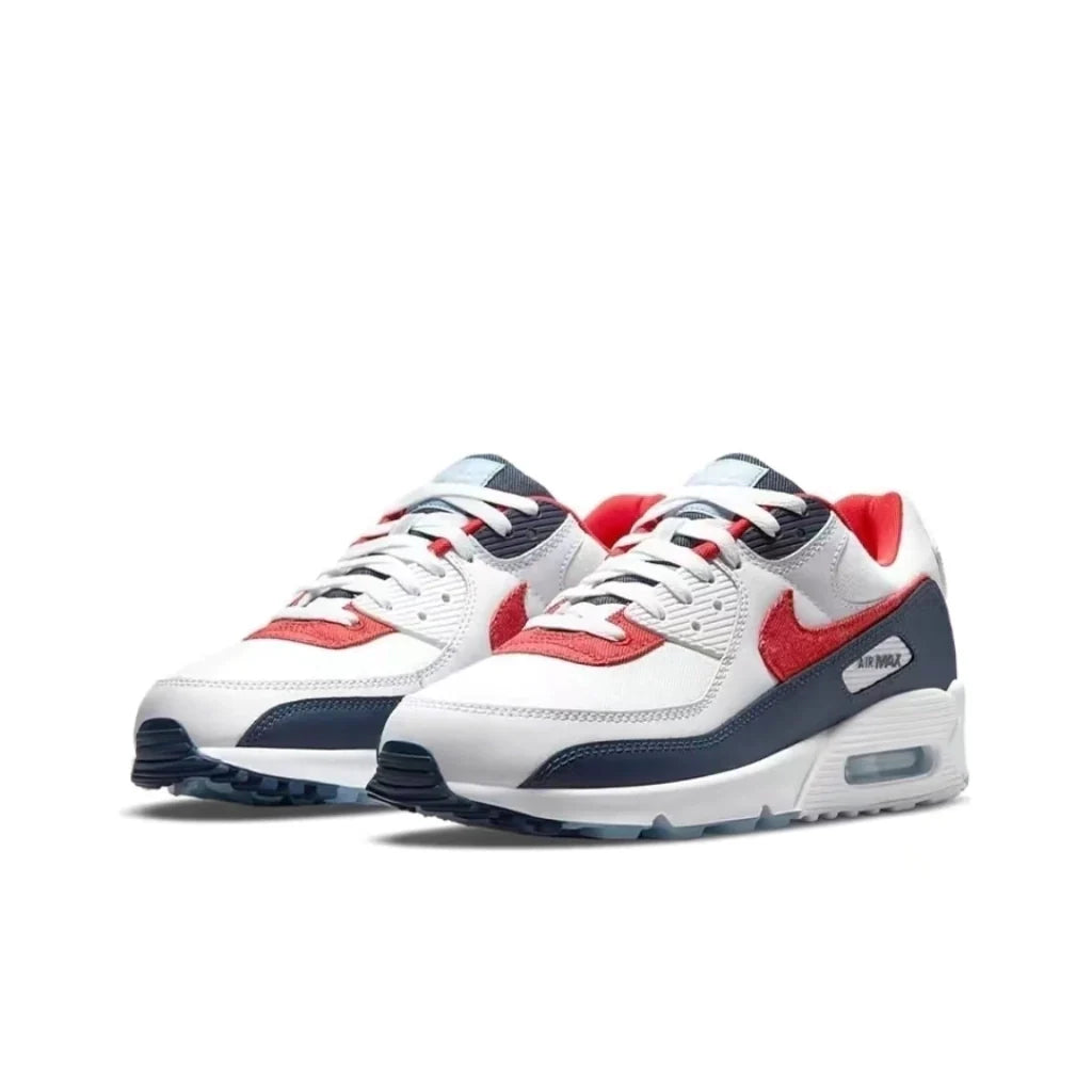 Air Max 90 'White, Red and Blue'
