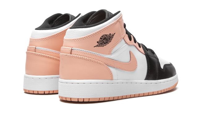 Jordan 1 Mid Arctic Orange Black Toe