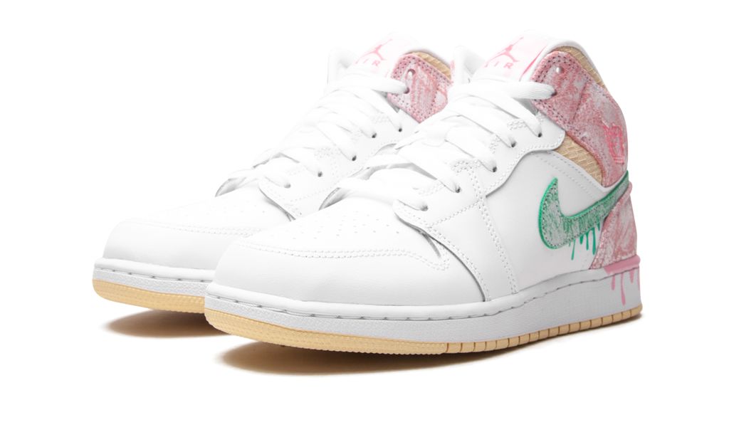Jordan 1 Mid Paint Drip