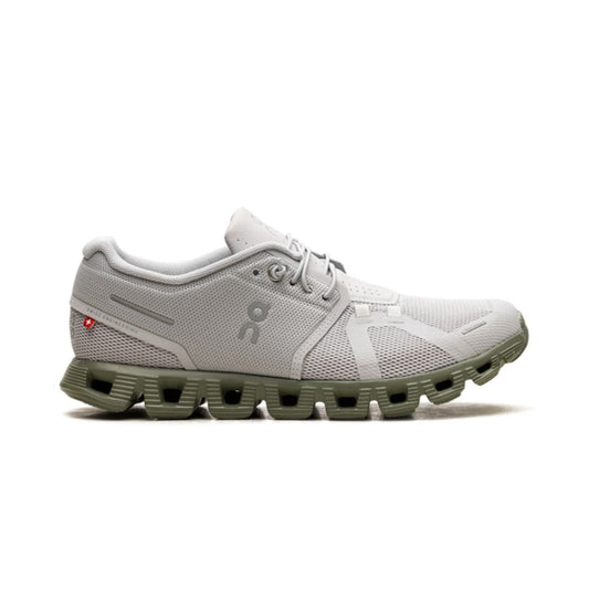 On Running Cloud 5 Glacier Grey Reseda Green